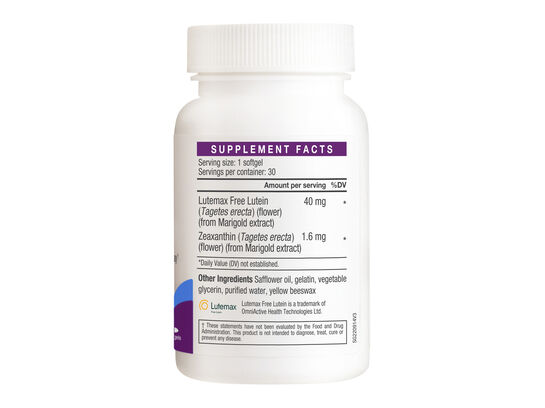 Lutein 40mg with Zeaxanthin 