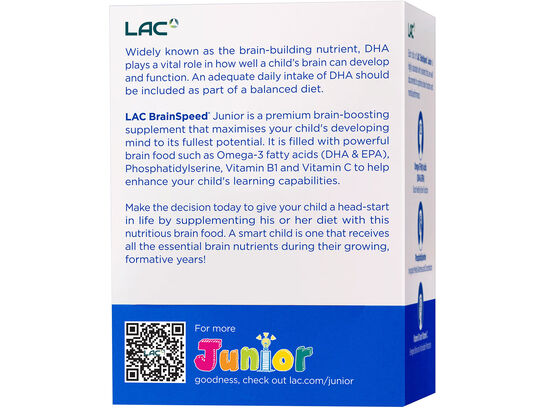 BrainSpeed® Junior - DHA-rich Cerebral Supplement