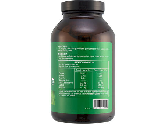 Green Barley Juice Concentrate™ - 33:1 Concentration