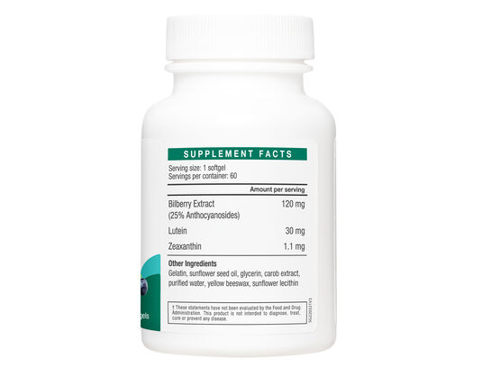 Bilberry Plus Lutein 60mg